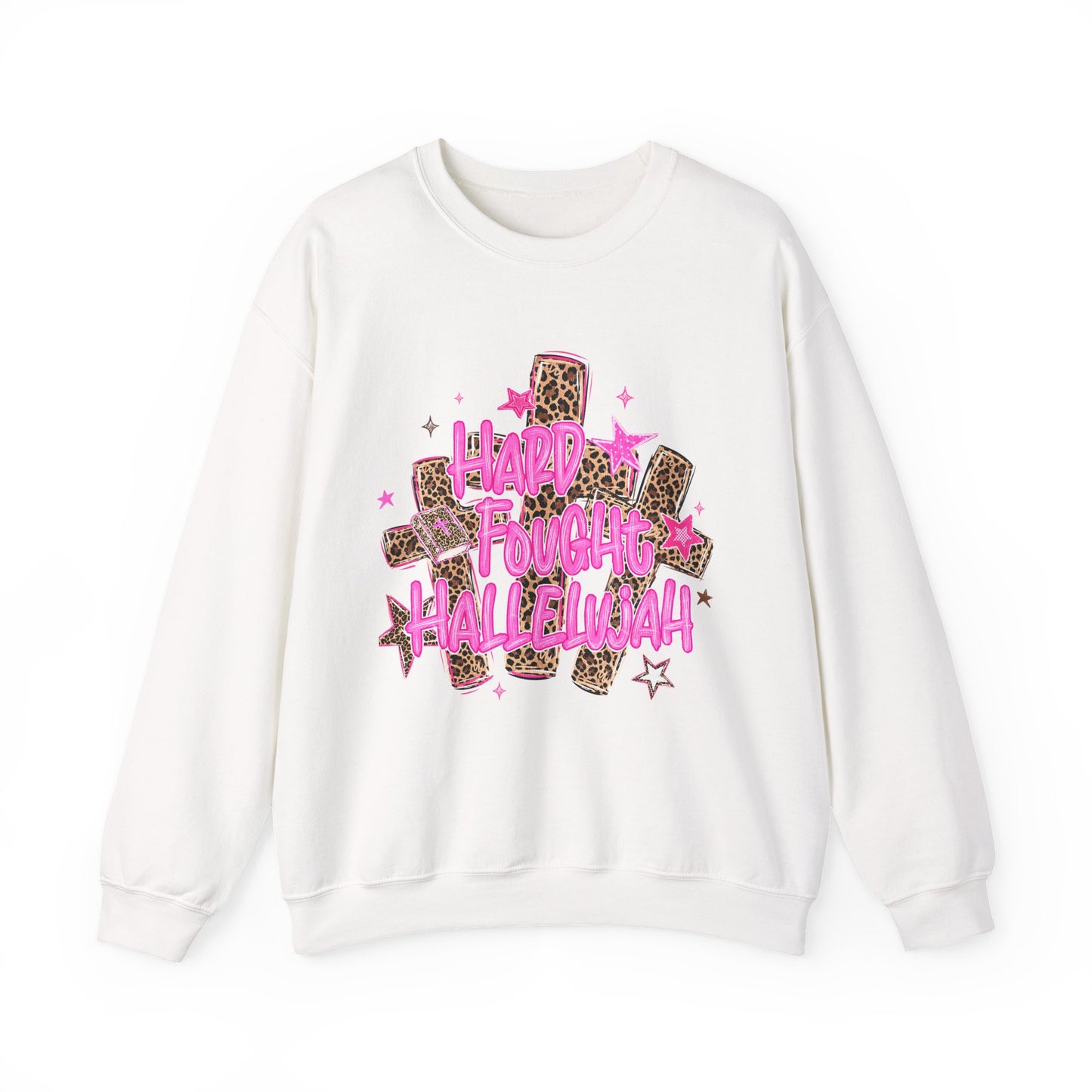 Crewneck Sweatshirt — "Hard Faught Hallelujah"