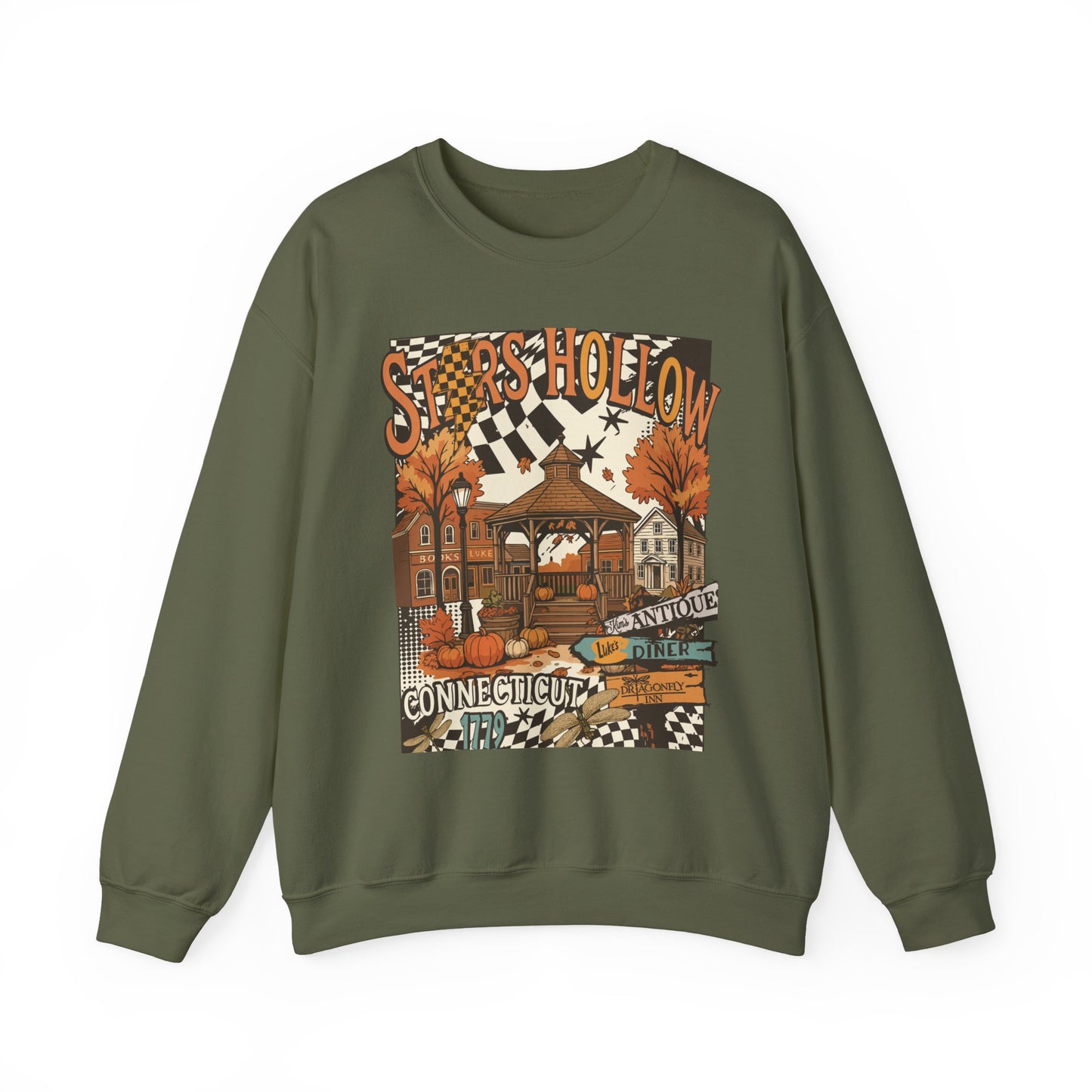 Sleepy Hollow Fall Town Crewneck Sweatshirt