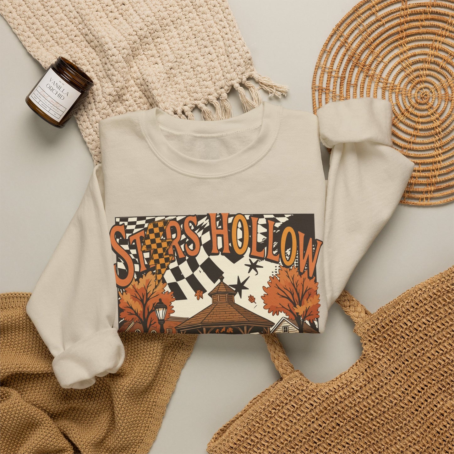 Sleepy Hollow Fall Town Crewneck Sweatshirt
