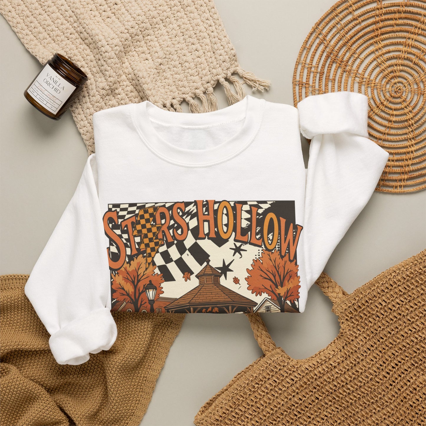 Sleepy Hollow Fall Town Crewneck Sweatshirt
