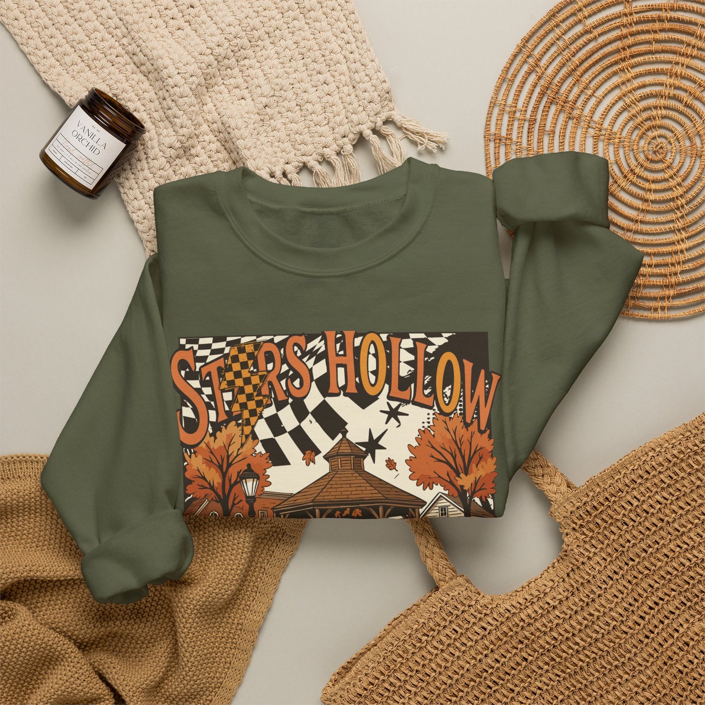 Sleepy Hollow Fall Town Crewneck Sweatshirt
