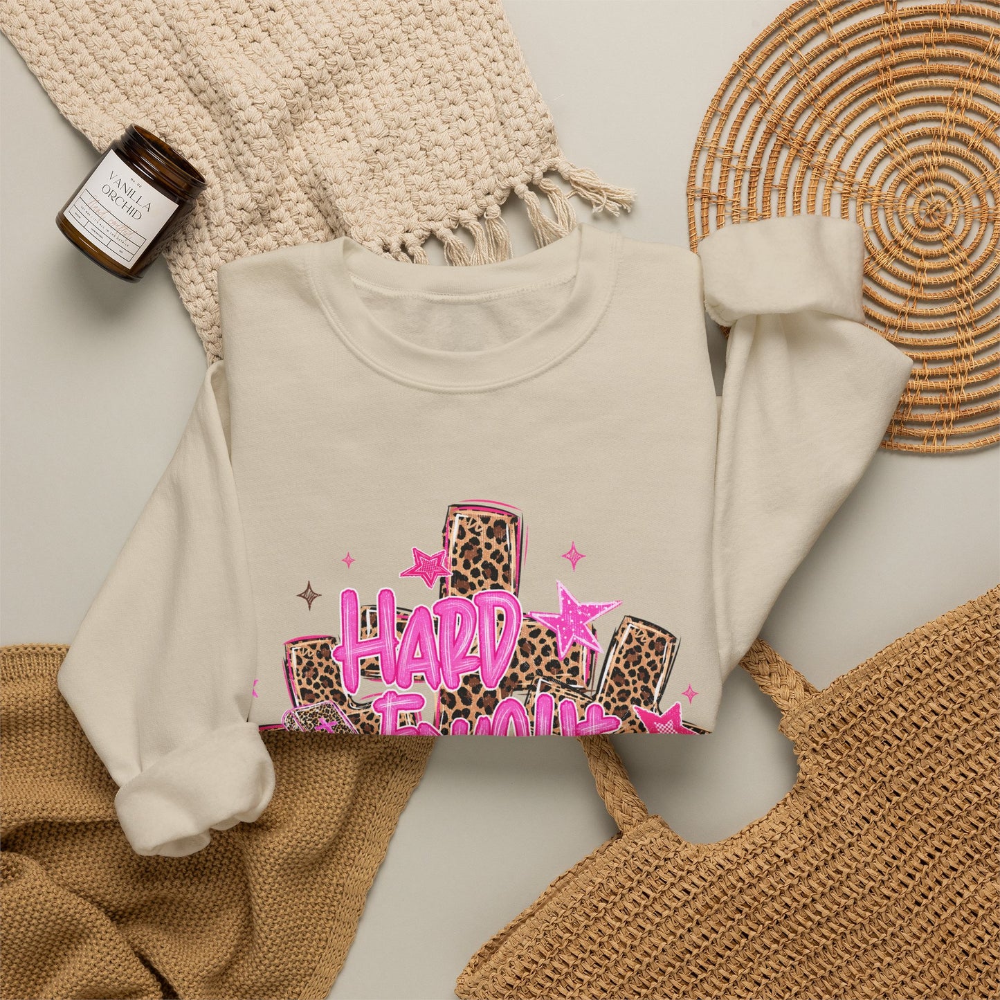 Crewneck Sweatshirt — "Hard Faught Hallelujah"