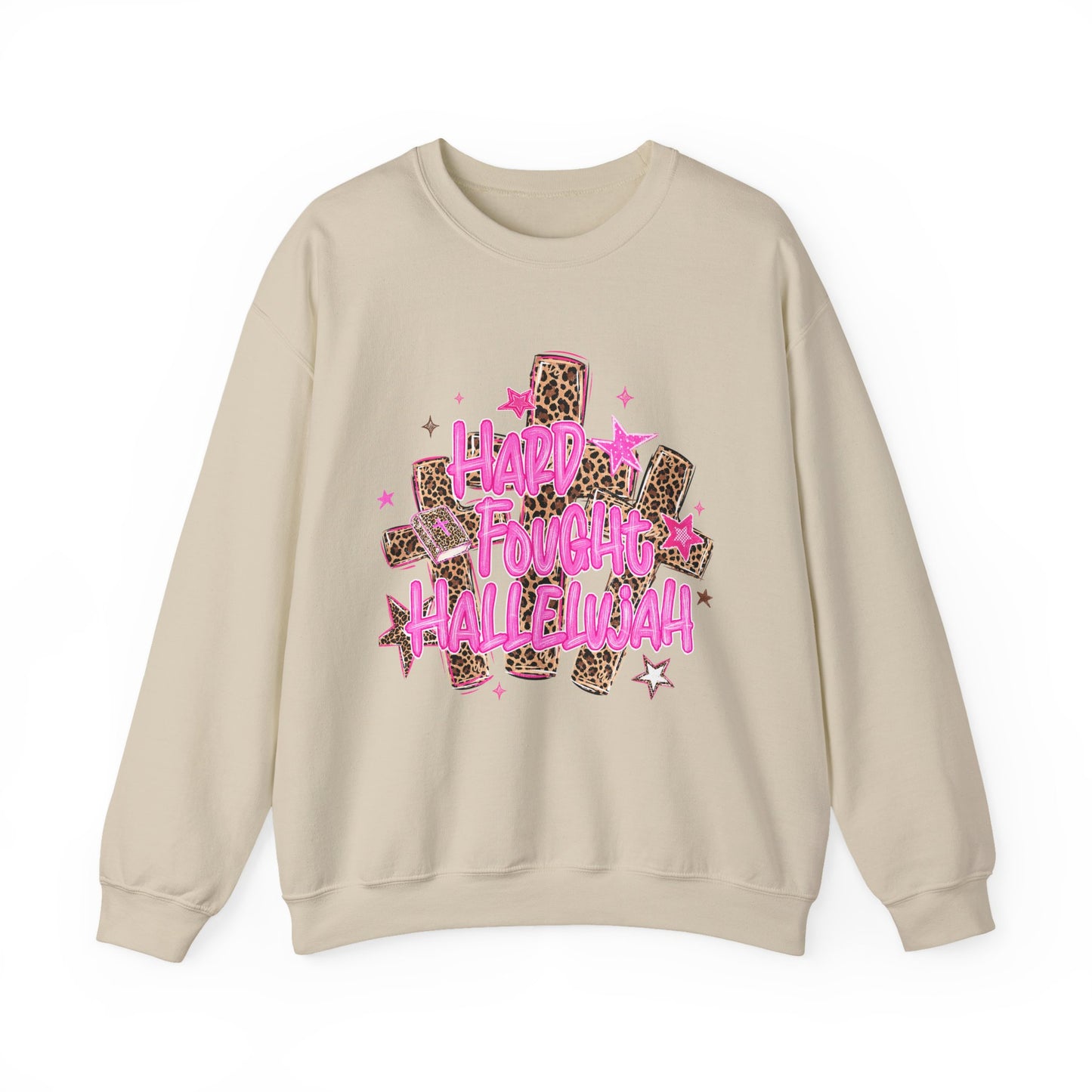 Crewneck Sweatshirt — "Hard Faught Hallelujah"